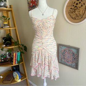 polka dot y2k midi dress 💗